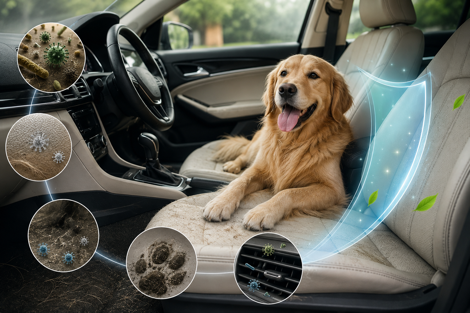 Why Cars Used by Pet Owners Need 3M Interior GermKleen Treatment